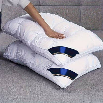 Luxurious Supportive Pillows for Optimal Comfort - 2 Pack