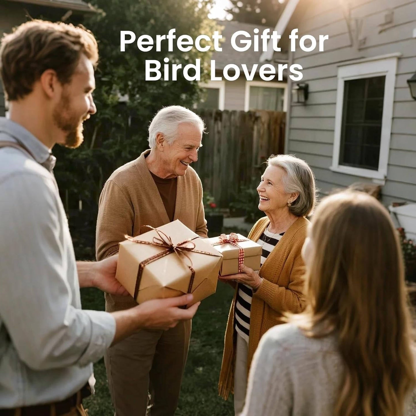 Wireless Bird Feeder with 2K Camera & Solar Power