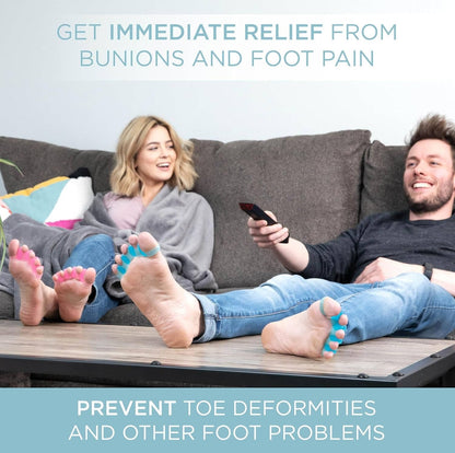 ComfortFit Silicone Toe Spacers for Daily Foot Relief