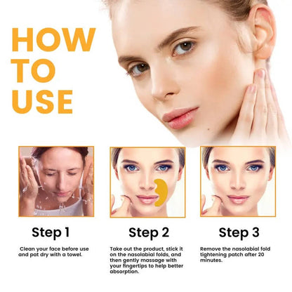 Nourishing Facial Patches for Smile Lines - 10 Count