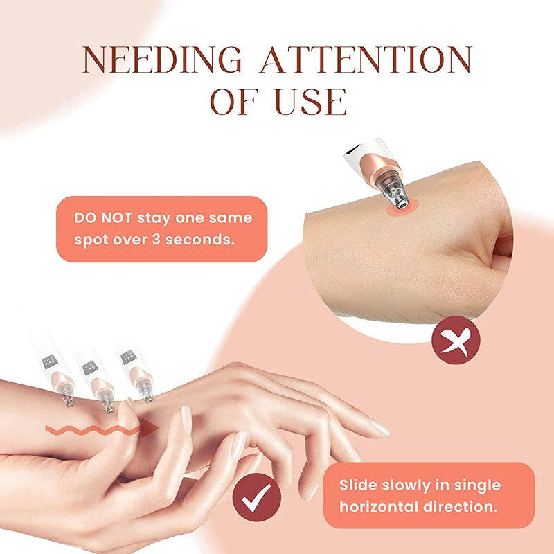Advanced Rechargeable Pore Cleaning Device with Custom Suction Settings