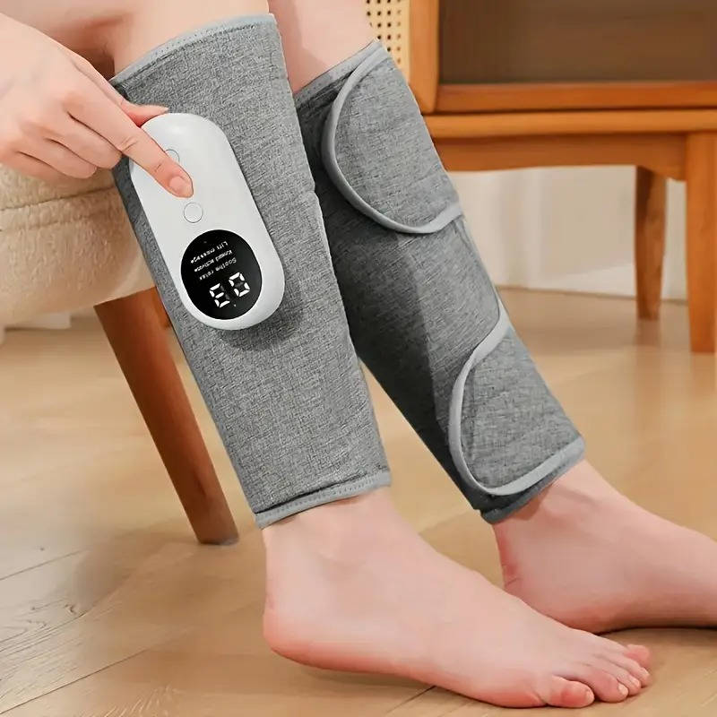 Rechargeable Cordless Calf Relief Massager with Heat Functionality