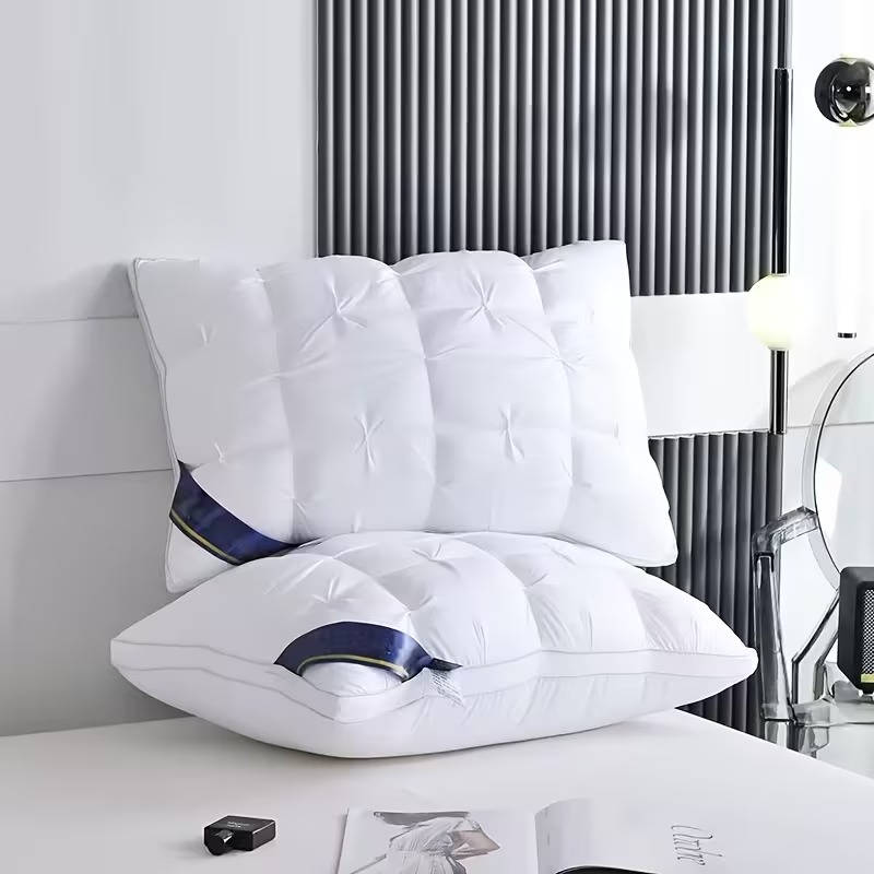 Luxurious Supportive Pillows for Optimal Comfort - 2 Pack
