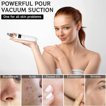 Advanced Rechargeable Pore Cleaning Device with Custom Suction Settings
