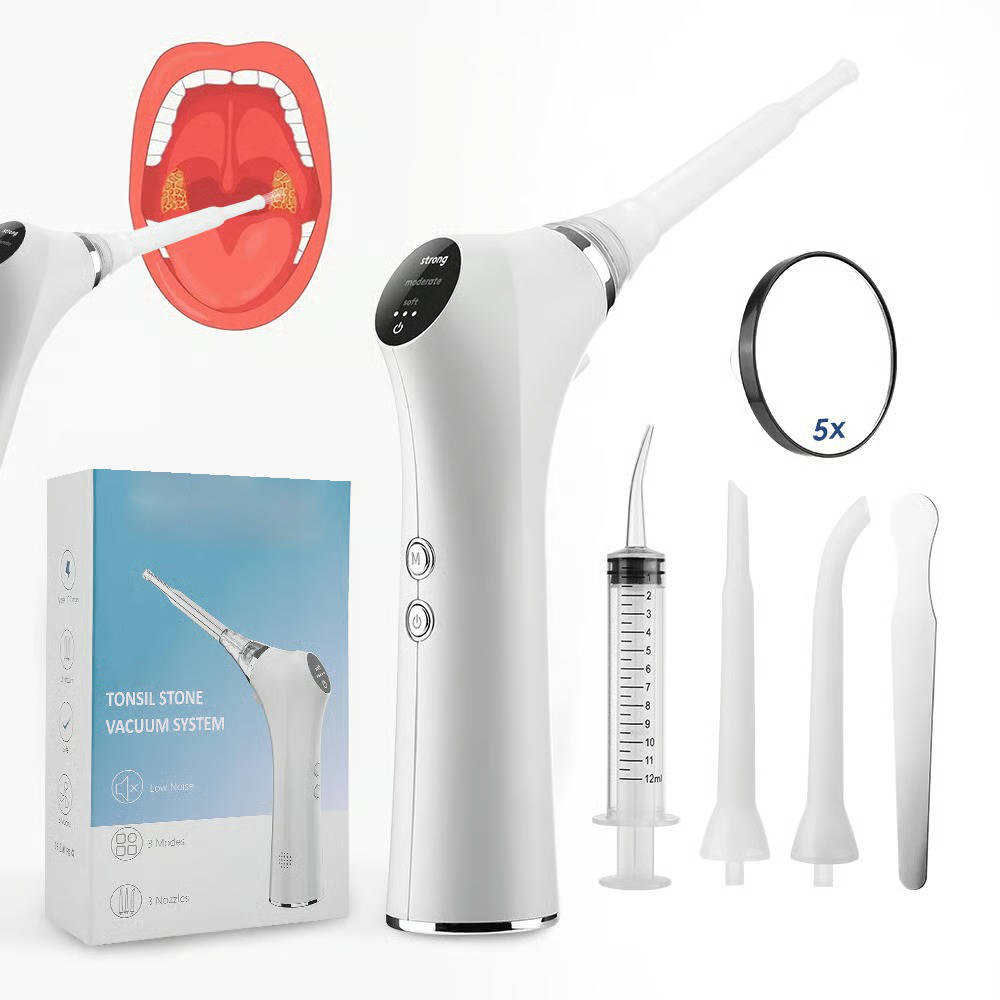 Versatile Oral Hygiene Tool with Adjustable Suction Power