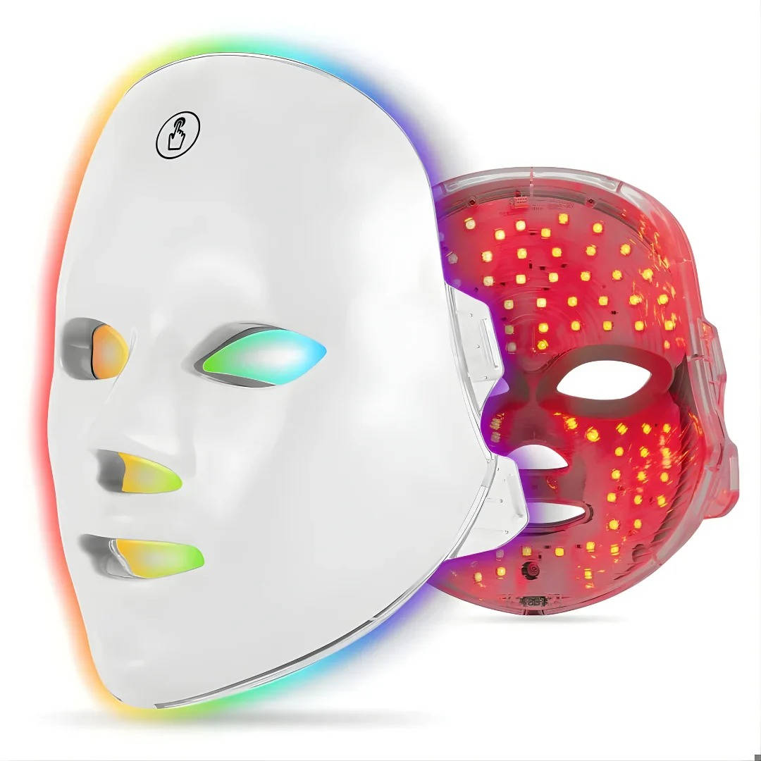 Wireless LED Facial Treatment Mask with Adjustable Fit