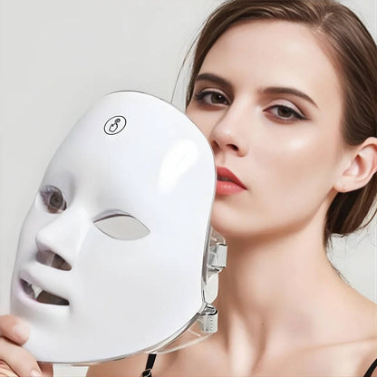 Wireless LED Facial Treatment Mask with Adjustable Fit