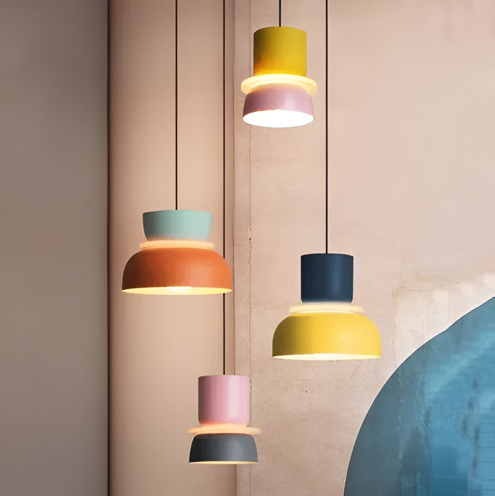 Vibrant LED Pendant Light in Scandinavian Style