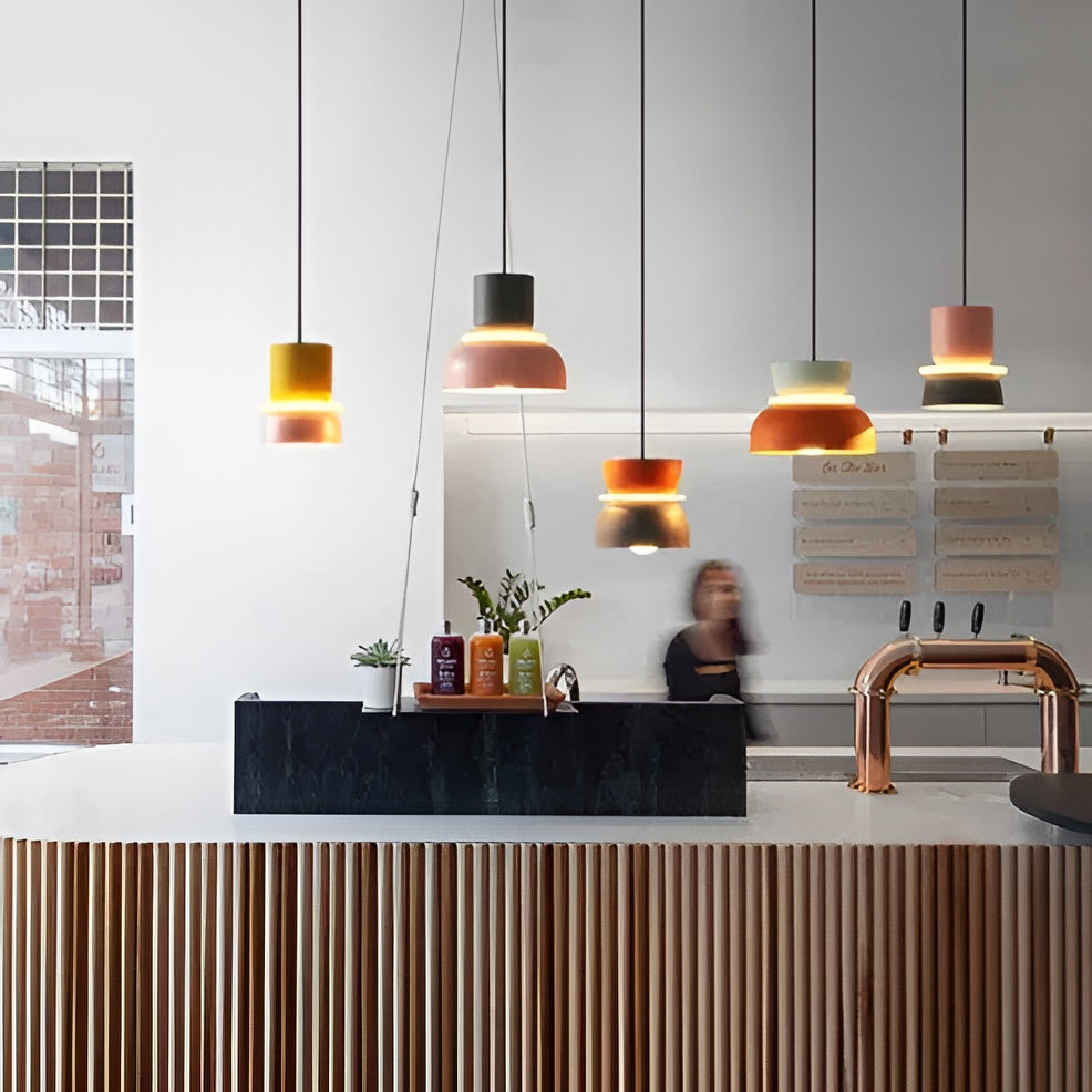Vibrant LED Pendant Light in Scandinavian Style