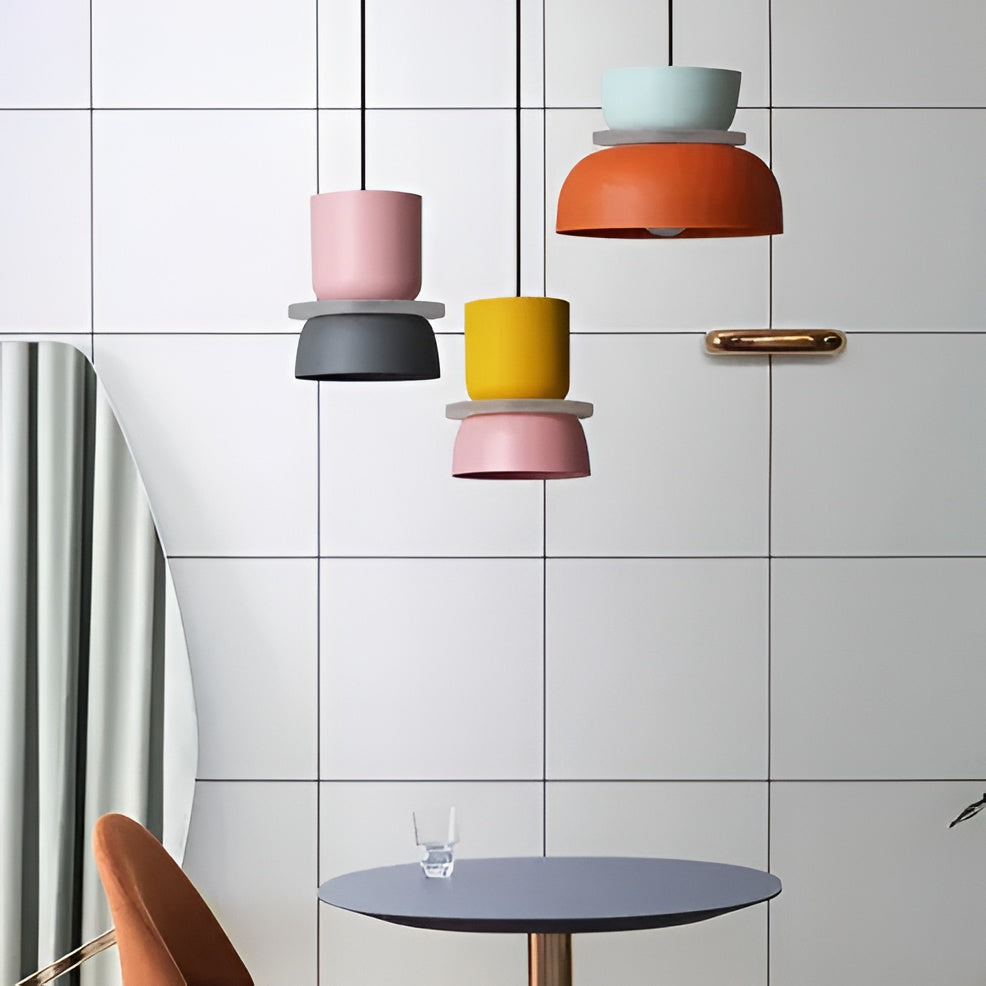 Vibrant LED Pendant Light in Scandinavian Style