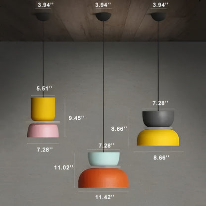 Vibrant LED Pendant Light in Scandinavian Style