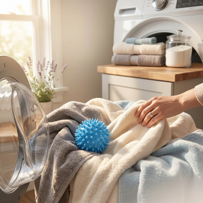 Eco-Friendly Laundry Balls for Frizz-Free, Soft Clothes - Set of 5