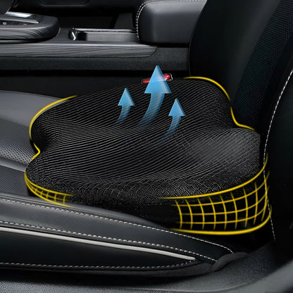 Elevate Your Comfort: Premium Memory Foam Car Seat Booster