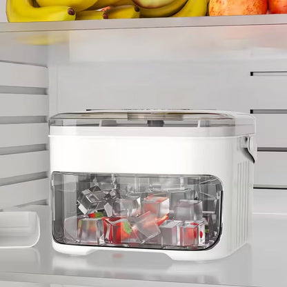 Effortless 50-Cube Ice Maker with Double Layer Design