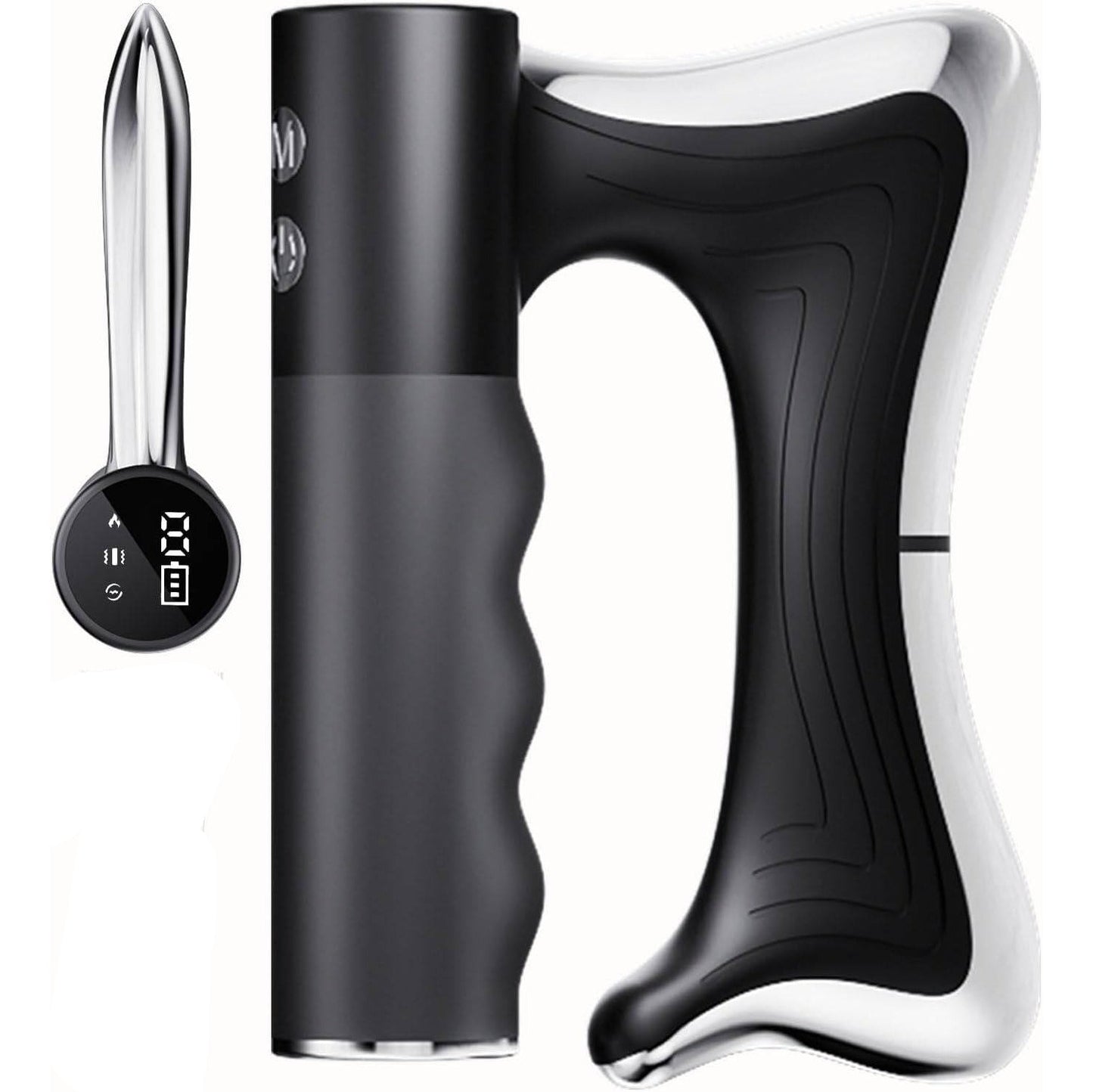Rechargeable Muscle Relief Tool with Heat and Vibration