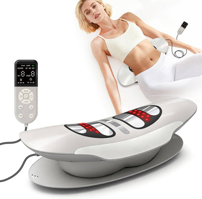 Ergonomic Lumbar Support Massager with Heat and Vibration