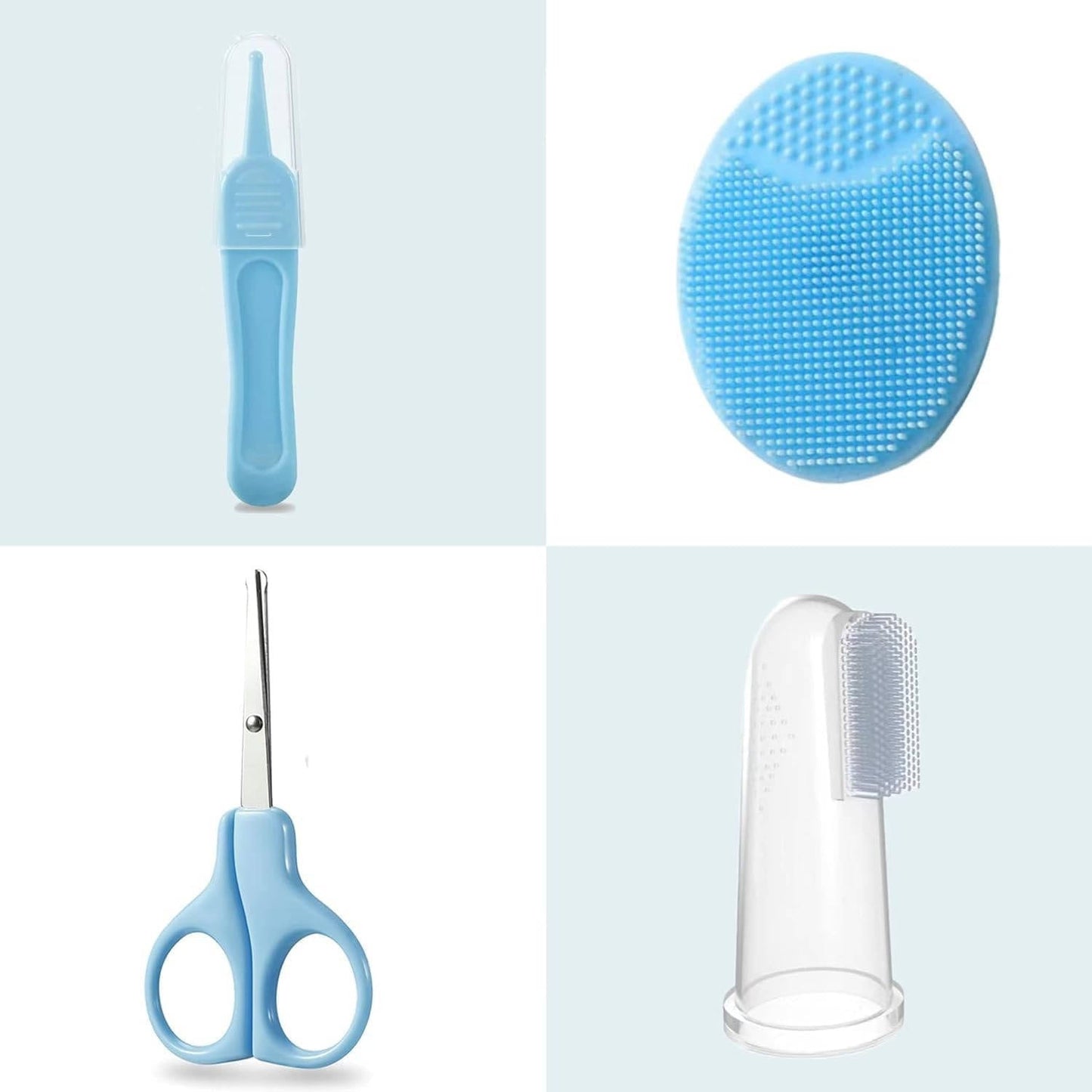 12-Piece Infant Care Set: Clippers, Brush, Comb & More