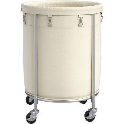 29 Gallon Rolling Laundry Cart with Detachable Bag and Wheels