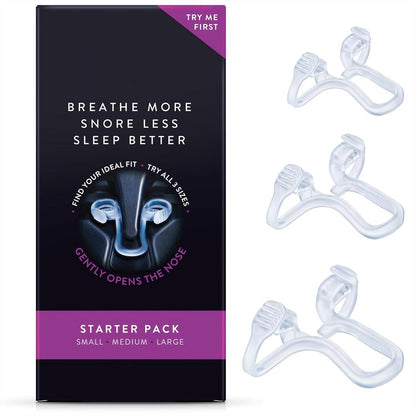 Comfortable Nasal Openers for Better Sleep & Reduced Snoring - 3 Pack