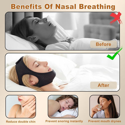 ComfortFit Jaw Support Strap for Better Sleep and Snoring Relief