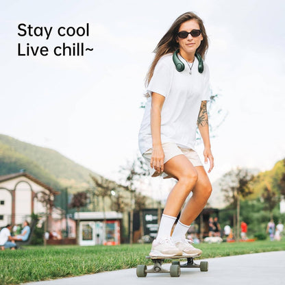 Hands-Free Neck Cooling Fan with Adjustable Speeds