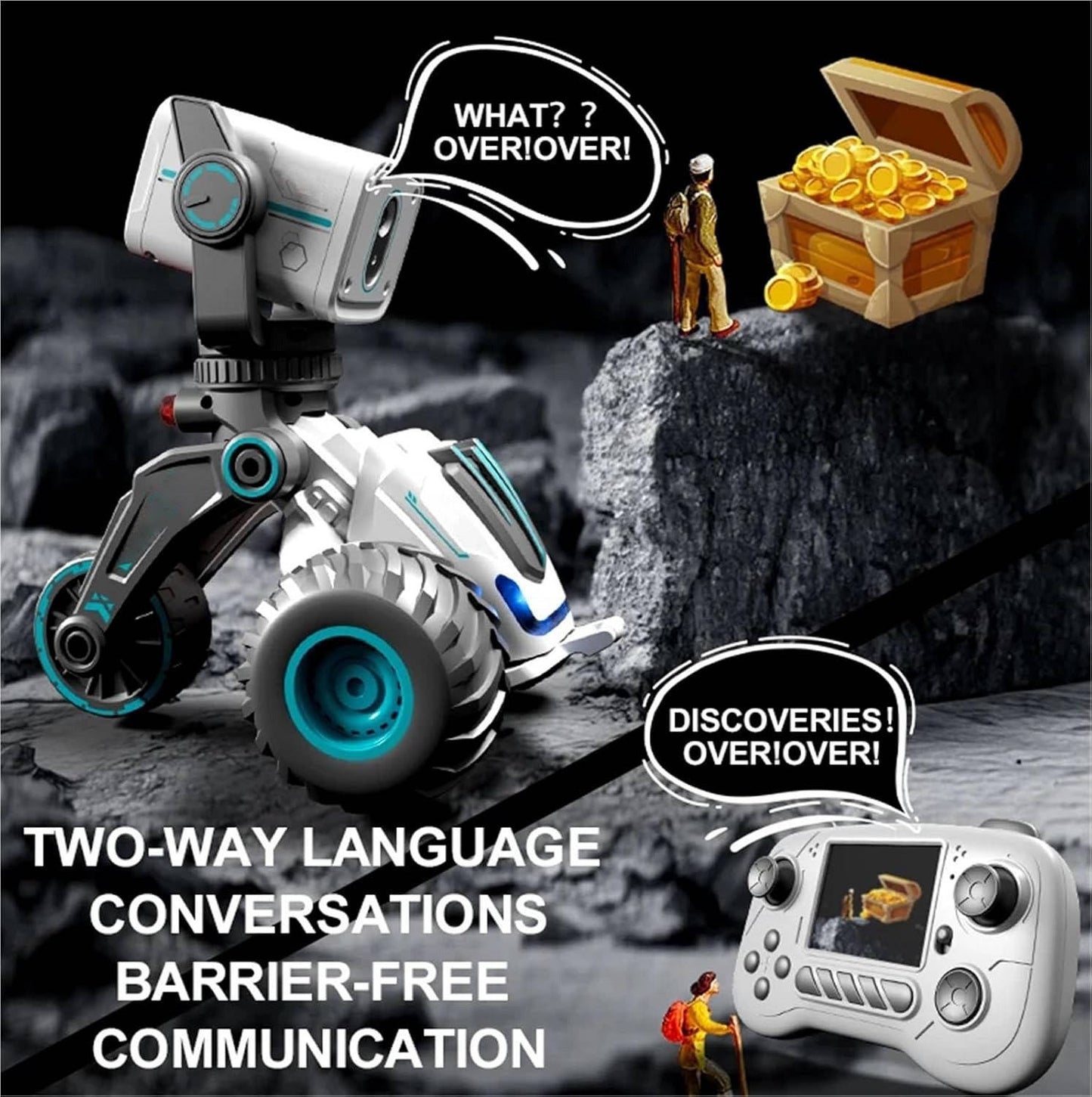 Remote-Controlled Drift Racer with HD Camera and Rechargeable Power