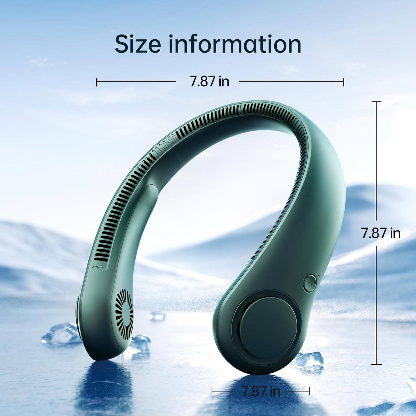 Hands-Free Neck Cooling Fan with Adjustable Speeds