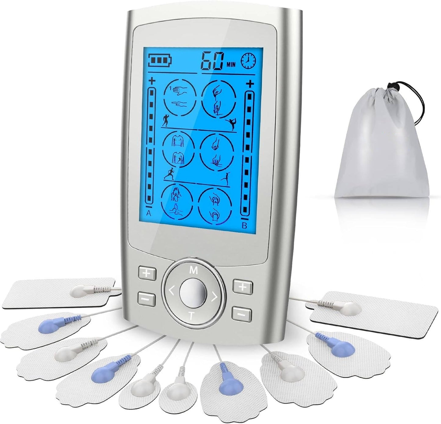 Revitalizing Muscle Relaxer with Dual Channels and 10 Pads