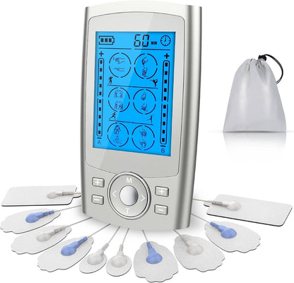 Revitalizing Muscle Relaxer with Dual Channels and 10 Pads