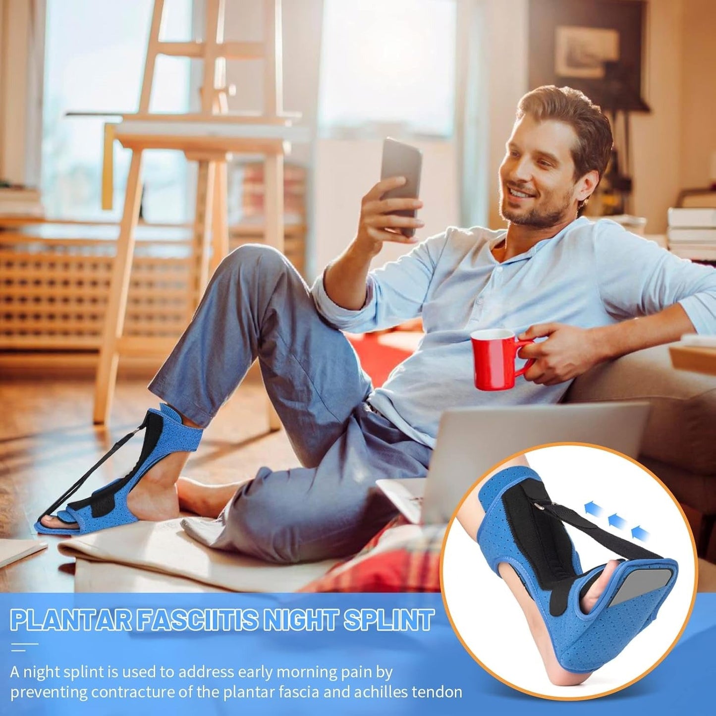 Comfort Sleep Splint for Plantar Fasciitis Relief