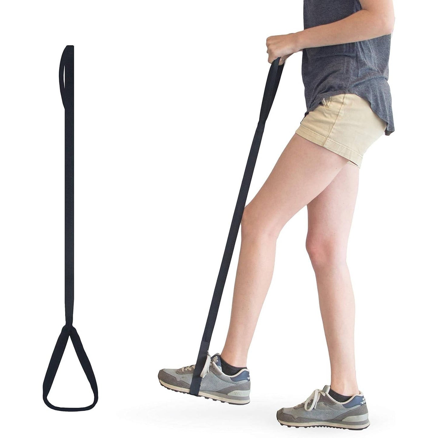 ElevateEase Leg Lifting Aid with Foot and Hand Straps - 35 Inches