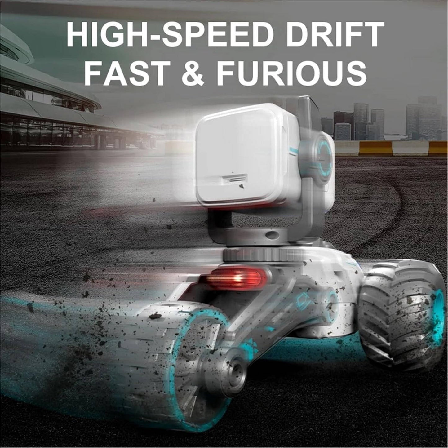 Remote-Controlled Drift Racer with HD Camera and Rechargeable Power