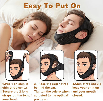 ComfortFit Jaw Support Strap for Better Sleep and Snoring Relief
