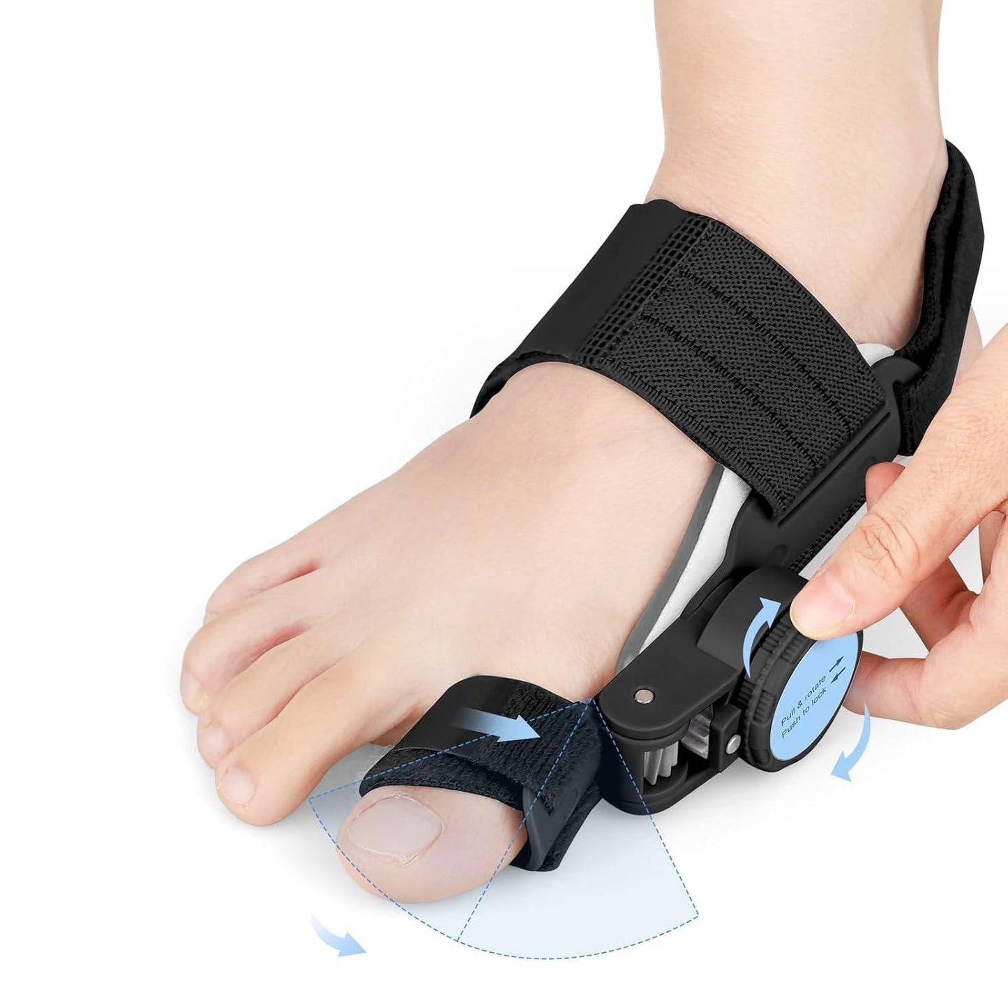 Customizable Foot Comfort Brace with Silicone Inserts