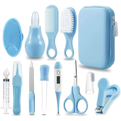 12-Piece Infant Care Set: Clippers, Brush, Comb & More