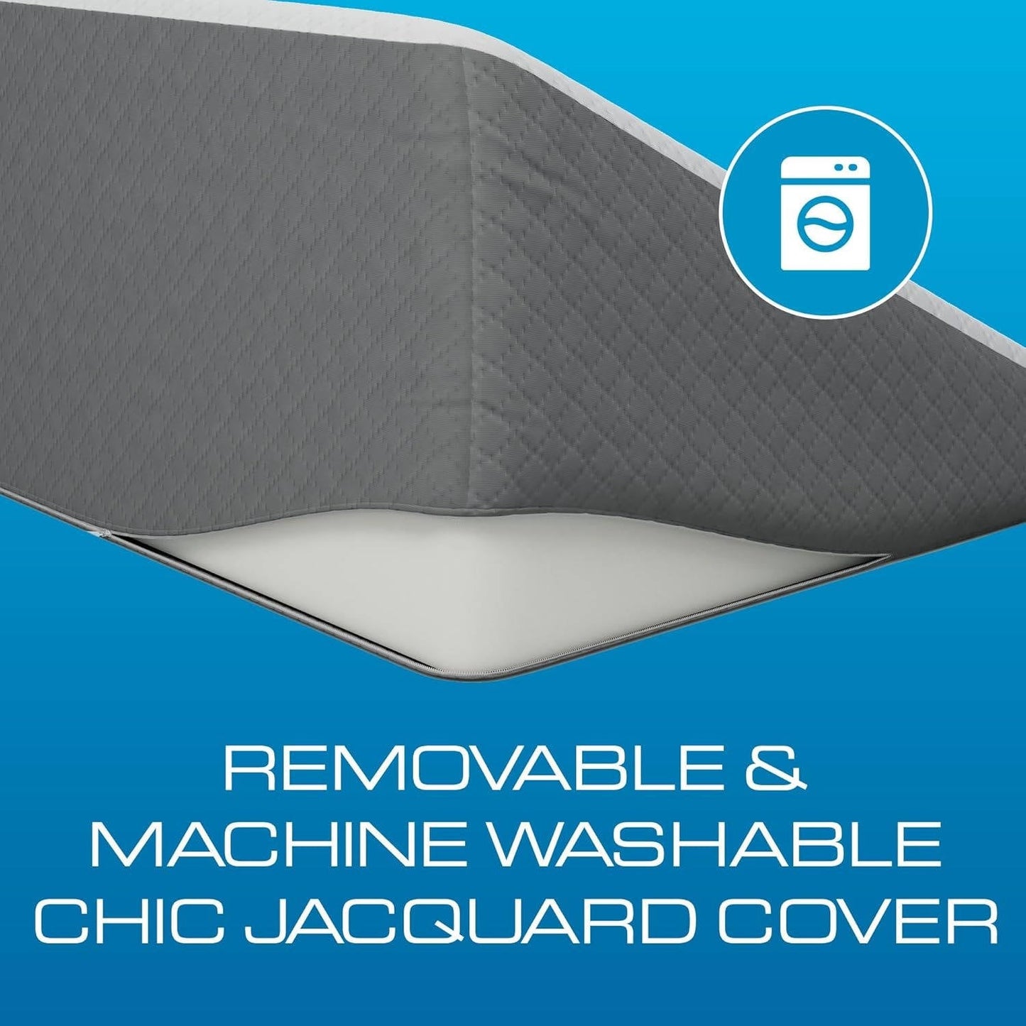 ErgoLift Support Pillow with Adaptive Foam and Washable Cover