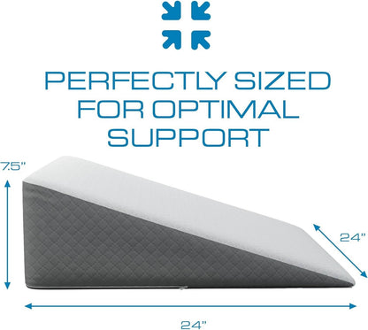 ErgoLift Support Pillow with Adaptive Foam and Washable Cover