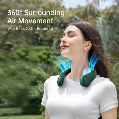 Hands-Free Neck Cooling Fan with Adjustable Speeds