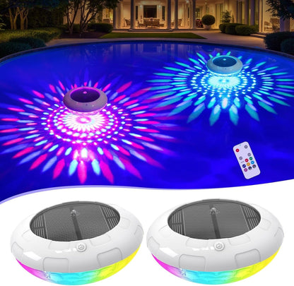 Color-Changing Solar Pool Lights with Remote Control