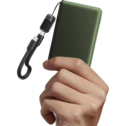 10,000mAh Power Bank with 45W Rapid Charge and Integrated Cable