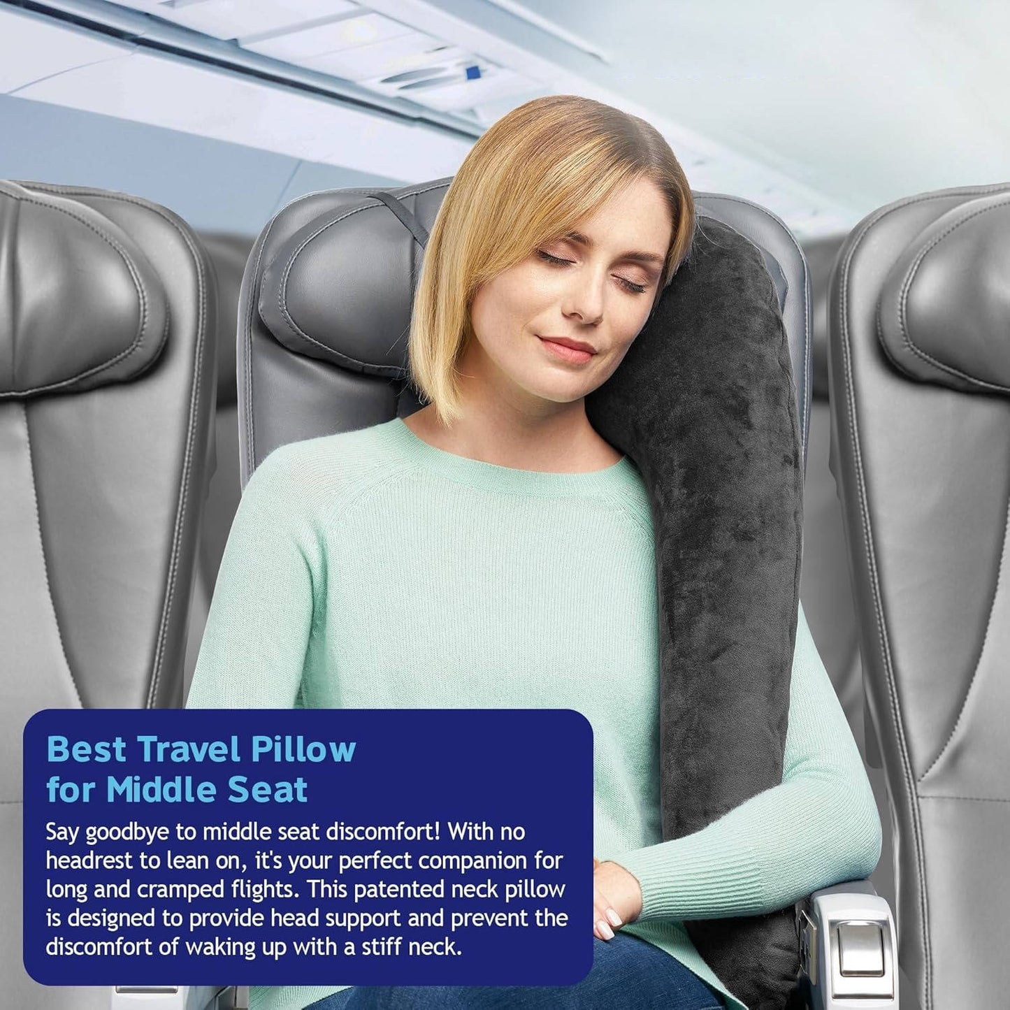 Ultimate Comfort Travel Pillow for Airplanes and Cars