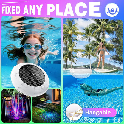Color-Changing Solar Pool Lights with Remote Control