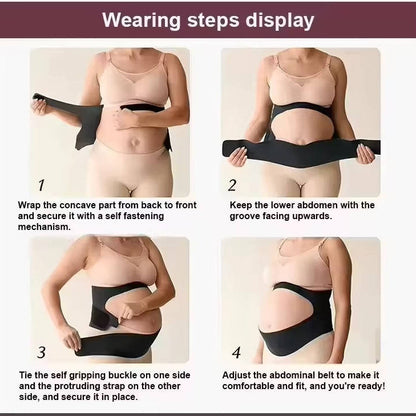 Comfort Fit Pregnancy Support Band for Belly and Back Relief