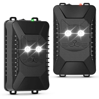 Smart Rodent Deterrent System with Ultrasonic Sound & LED Lights - 2 Pack
