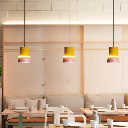 Vibrant LED Pendant Light in Scandinavian Style