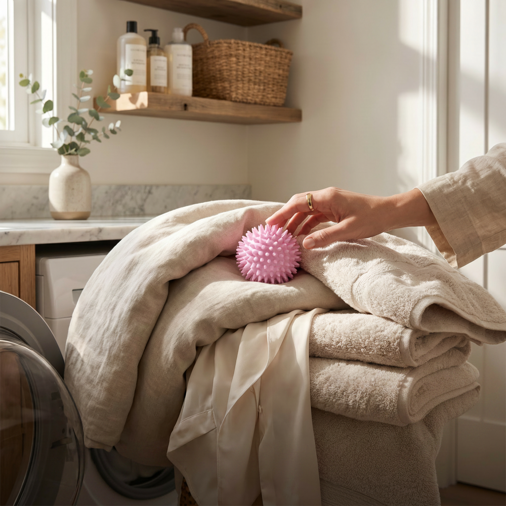 Eco-Friendly Laundry Balls for Frizz-Free, Soft Clothes - Set of 5