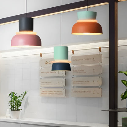 Vibrant LED Pendant Light in Scandinavian Style