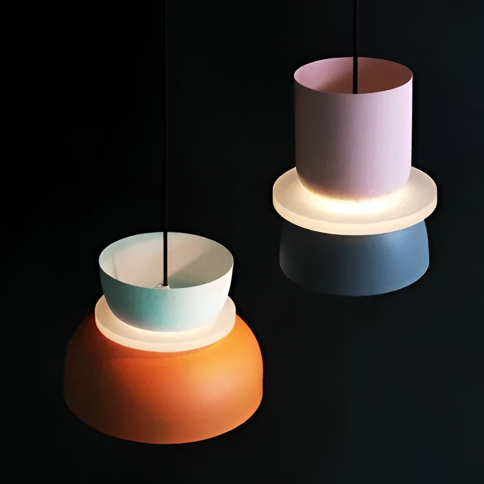 Vibrant LED Pendant Light in Scandinavian Style