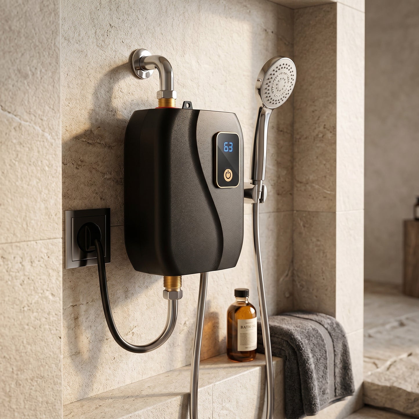 Instant Electric Water Heater with Smart Activation