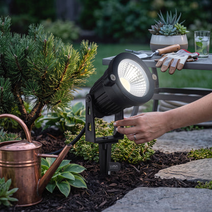 Brighten Your Outdoors with 12V Adjustable LED Spotlights - 10 Pack